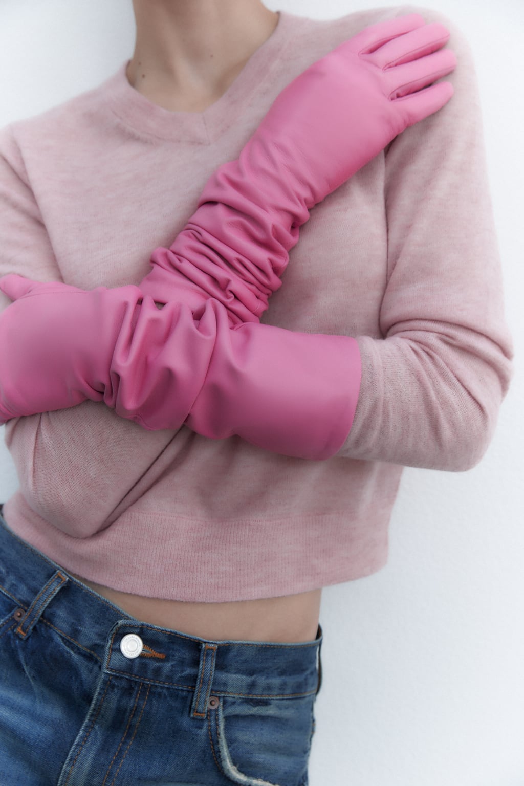 Zara Leather Gloves